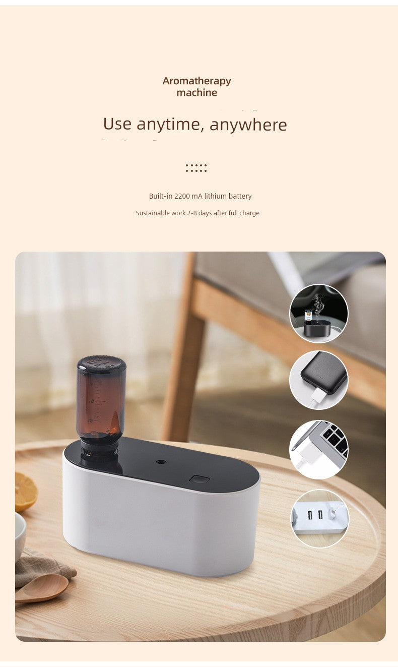 Doterui Pure Essential Oil Anhydrous Aroma Diffuser Aroma Diffuser Wireless Charging Atomization Cold Fragrance Instrument Fragrance Mute For Home Room